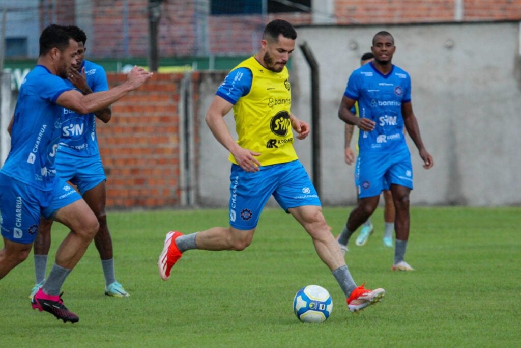 Treino do Caxias. Foto: Vitor Soccol/S.E.R. Caxias