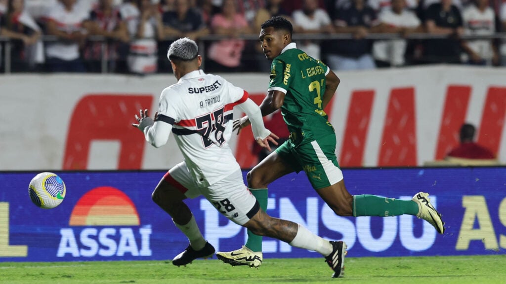 Onde assistir Palmeiras x São Paulo ao vivo - Brasileirão neste domingo (18/08/2024). Foto: Cesar Greco/Ag. Palmeiras