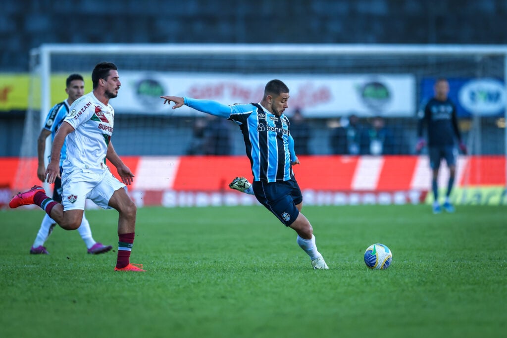 Onde assistir Criciúma x Grêmio ao vivo - Brasileirão neste domingo (25/08/2024). Foto: Lucas Uebel/GFBPA