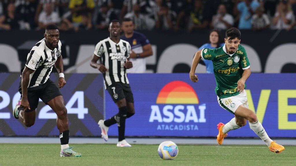 Onde assistir Botafogo x Palmeiras ao vivo - Copa Libertadores nesta quarta-feira (14/08/2024). Foto: Cesar Greco/Ag. Palmeiras