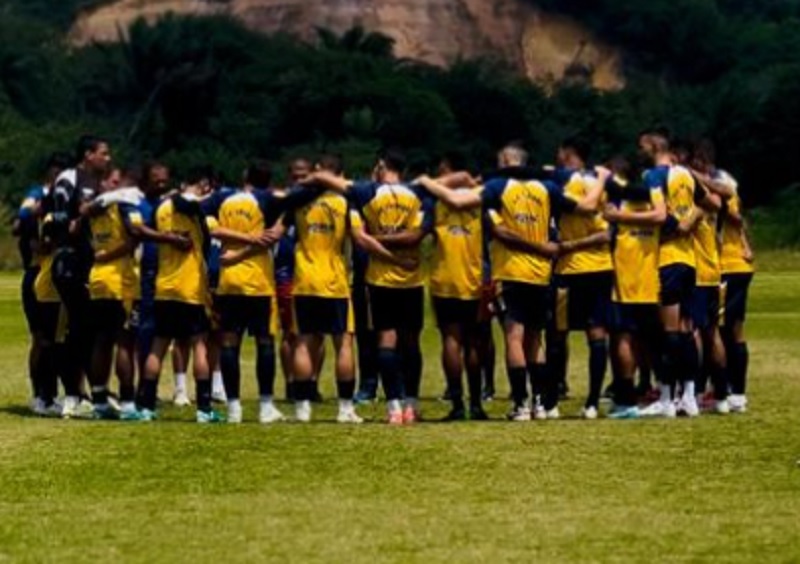 Treino do Itabaiana. Foto: Ianna Karoline/AOI