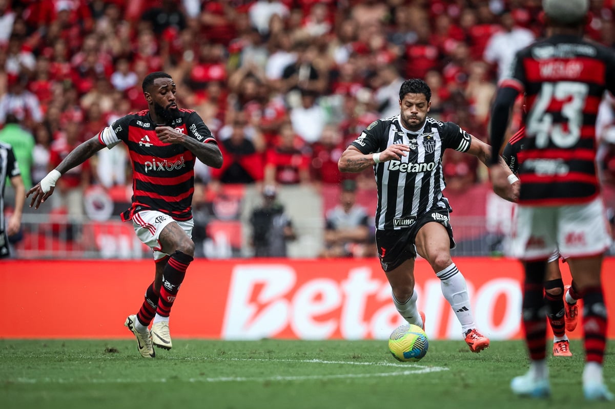 Onde assistir Atlético-MG x Flamengo ao vivo - Copa do Brasil neste domingo (10/11/2024). Imagem: Pedro Souza/Atlético