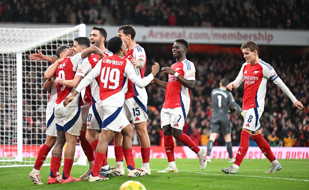 Onde assistir Crystal Palace x Arsenal ao vivo - Premier League neste sábado (21/12/2024). Imagem: Divulgação Arsenal