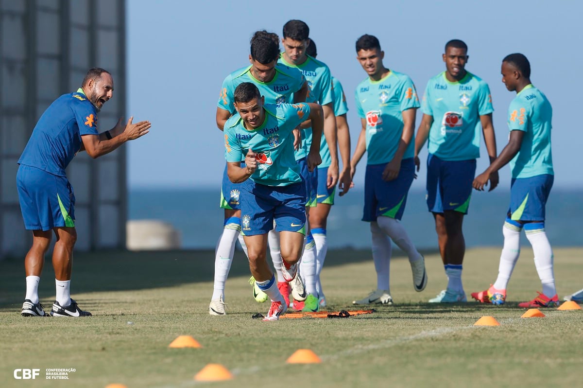 Onde assistir Brasil x Argentina ao vivo - Sul-Americano sub-20 nesta sexta-feira (24/01/2025). Imagem: Rafael Ribeiro/CBF