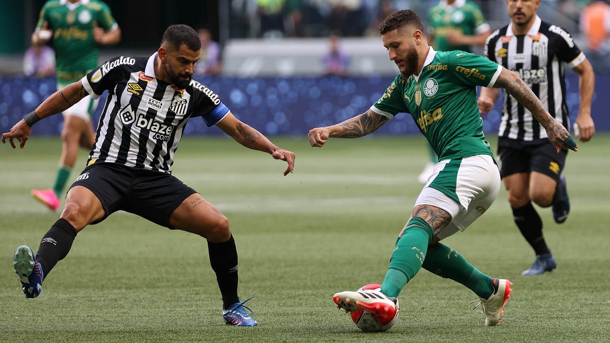 Que final! Santos x Palmeiras iniciam decisão do Paulista neste domingo (31); onde assistir. Foto: Cesar Greco/Ag. Palmeiras