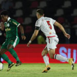 Lance de Botafogo-SP x Palmeiras. Foto: Cesar Greco/Ag. Palmeiras