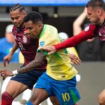 Seleção Brasileira x Costa Rica. Foto: Conmebol