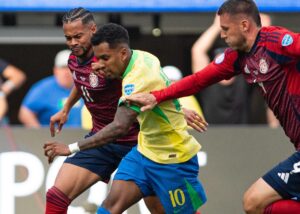 Seleção Brasileira x Costa Rica. Foto: Conmebol