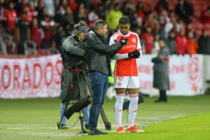 Caiu! Eduardo Coudet deixa Inter após derrota na Copa do Brasil. Foto: Ricardo Duarte/SCI