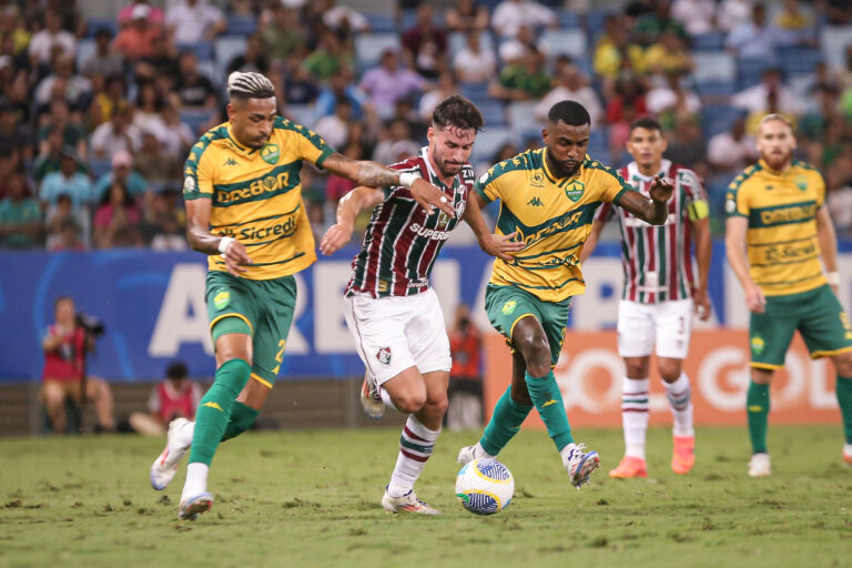 Lance de Cuiabá x Fluminense. Foto: Marcelo Gonçaçves/FFC