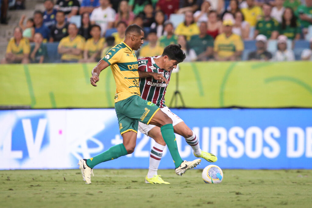 Lance de Cuiabá x Fluminense. Foto: Marcelo Gonçaçves/FFC