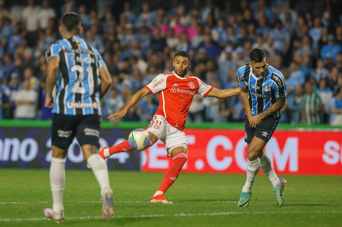 Onde assistir Internacional x Grêmio ao vivo -Brasileirão neste sábado (19/10/2024). Imagem: Ricardo Duarte/SCI