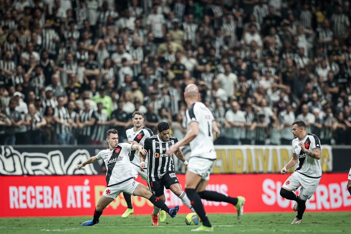 Onde assistir Vasco x Atlético-MG ao vivo - Brasileirão neste sábado (19/10/2024). Imagem: Pedro Souza/Atlético