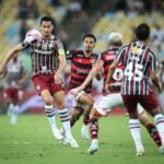 Lance de Flamengo x Fluminense. Imagem: Lucas Merçon/FFC