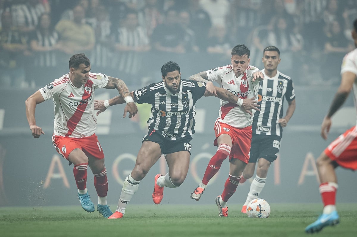 Onde assistir River Plate x Atlético-MG ao vivo - Libertadores nesta terça-feira (29/10/2024). Imagem: Pedro Souza/Atlético