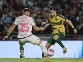 Lance do jogo entre Vasco x Cuiabá. Imagem: AssCom Dourado