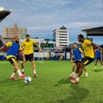 Onde assistir Brusque x Guarani ao vivo - Série B neste domingo (17/11/2024). Imagem: Douglas Atkienson/BFC