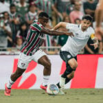 Lance de Fluminense x Grêmio. Imagem: Lucas Merçon/FFC