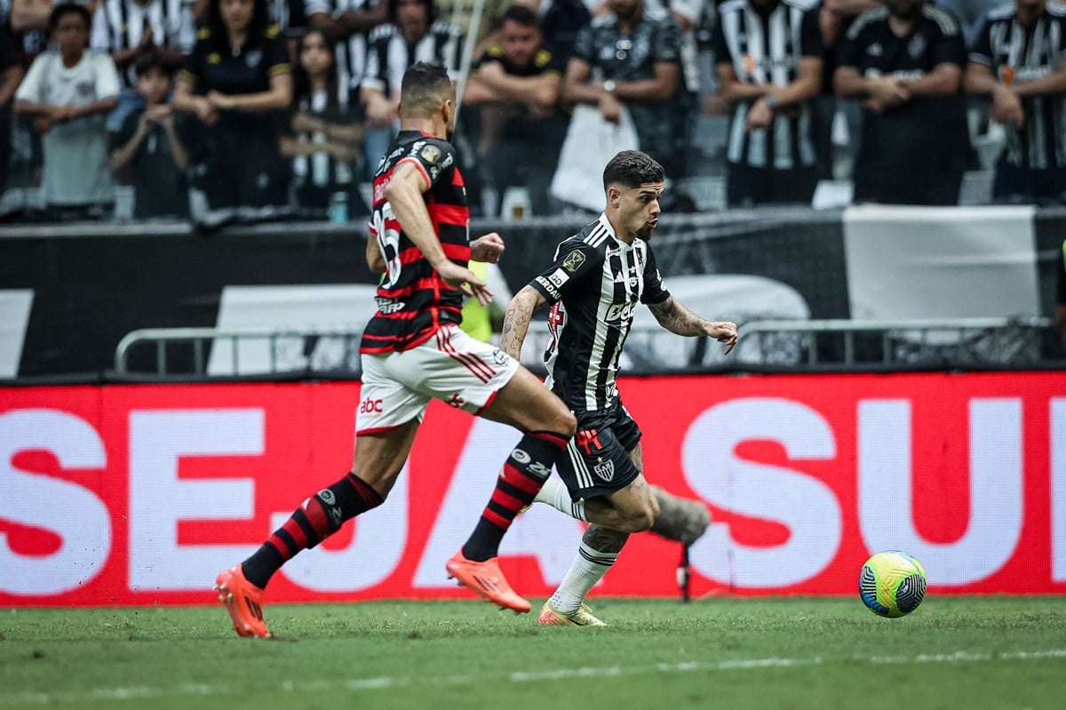 Flamengo x Atlético-MG; veja como foram os outros 3 jogos em 2024. Imagem: Pedro Souza/Atlético