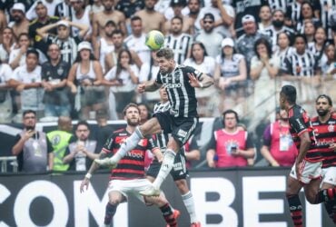 Lance do jogo entre Atlético-MG x Flamengo. Imagem: Pedro Souza/Atlético