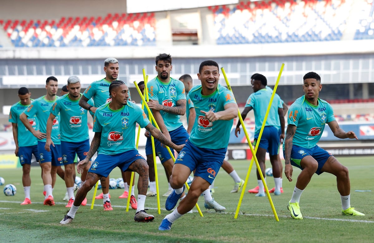 Onde assistir Venezuela x Brasil ao vivo - Eliminatórias nesta quinta-feira (14/11/2024). Imagem: Rafael Ribeiro/CBF