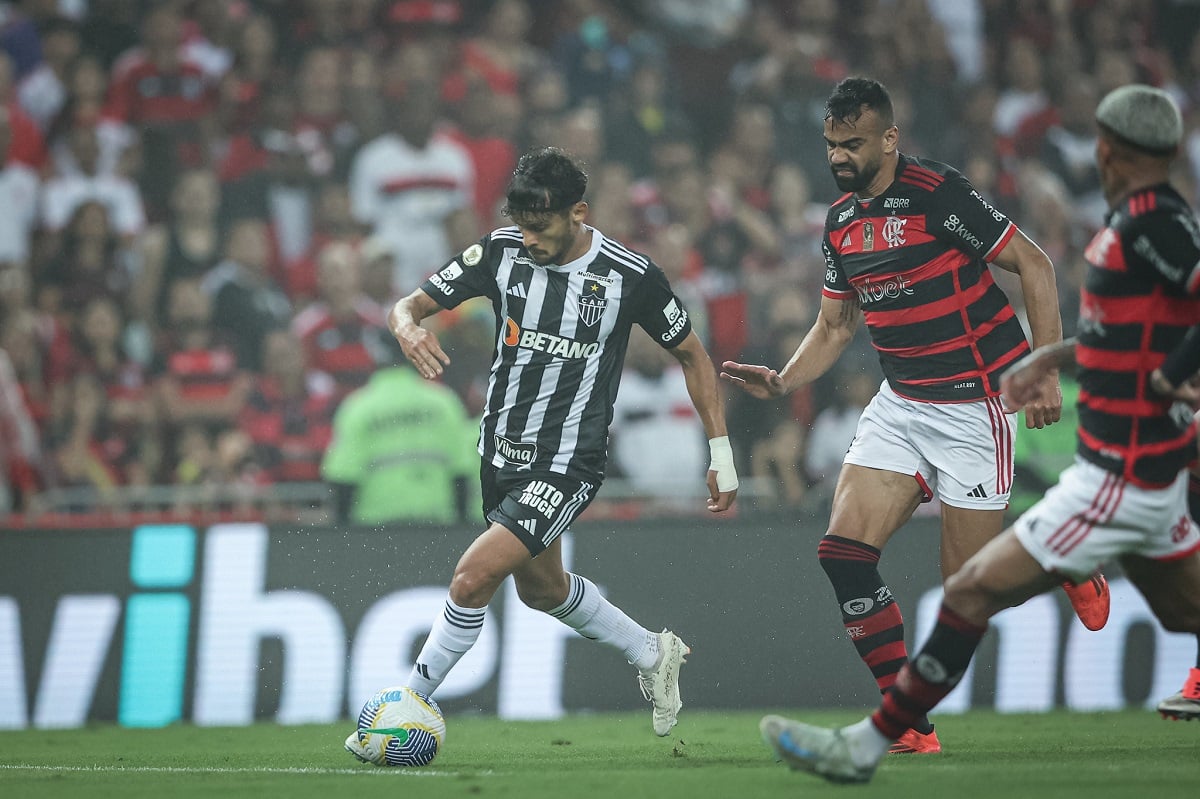 Lance de Flamengo x Atlético-MG. Imagem: Pedro Souza/Atlético